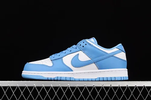 All categories Nk SB Dunk series Nk SB Dunk Low low-top sneakers J version Nk Dunk Low "University Blue" white and blue North Carolina white and blue Dunk series low-top casual sports skateboard shoes DD1391-102
